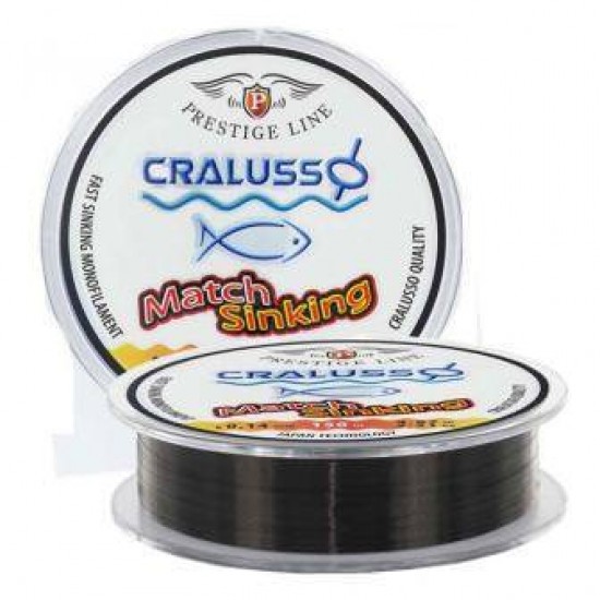 Fir Monofilament Cralusso - Prestige Match Sinking 0.16mm 500m