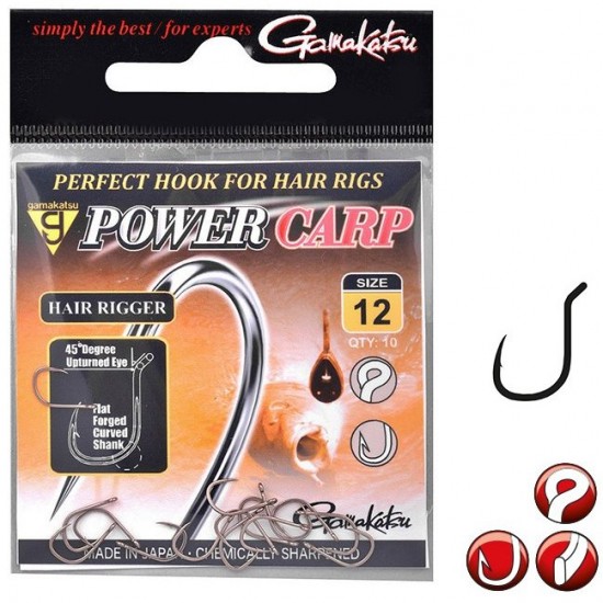 Gamakatsu - Power Carp Hair Rigger Nr.12